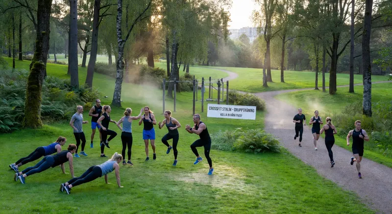 outdoor workout stockholm